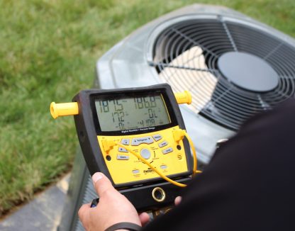 Repairman for air conditioner HVAC system