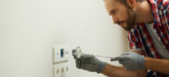 Portrait of electrician wearing protective gloves, using a screwdriver while installing new plug socket in a house. Electrical maintenance, repair service concept SSUCv3H4sIAAAAAAAEAH2Rz04DIRDG7ya+w4ZzN1lbKru+g9F742GAsYul0PBH0zR9d2EpysF4Y37fzAcfc7m/6zrCwStBnrpLrlKttI4+OAjKmoSH1Y07NBJdS1CqYJ0C3UIOQcwGjpigiVpnfF1E4gOE6NHny25IQMB98ijwx6K8aFfqrgqLmCaSRF7RnjSSVaP4yLPyjIZUel39Y/HCP1AE/6eH8gK1BoM2+l+3cnirUWGPRpyXNE1KhxqhpNyVVnL4CuiObW6IUtkm8qcVoHPDpnE6OSWU2TdjNszLCuqYsNEEl59AagyirT0B1/n/35MnVj6D96ldVt5cJNLC7bG5x9iwBLi5EpnWlMuHzXq7ptM4PI7baZzYSEldrRUHJduIZduzSpI7N1zlFxBKx4kDoz1bA+upHFjPcQv9o2AIfKI4MJk+/voN5K/JfaQCAAA=