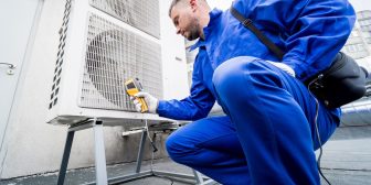 an hvac tecnhician uses WEX FSM - hear how Doug's Heating and Cooling succeeded with WEX FSM